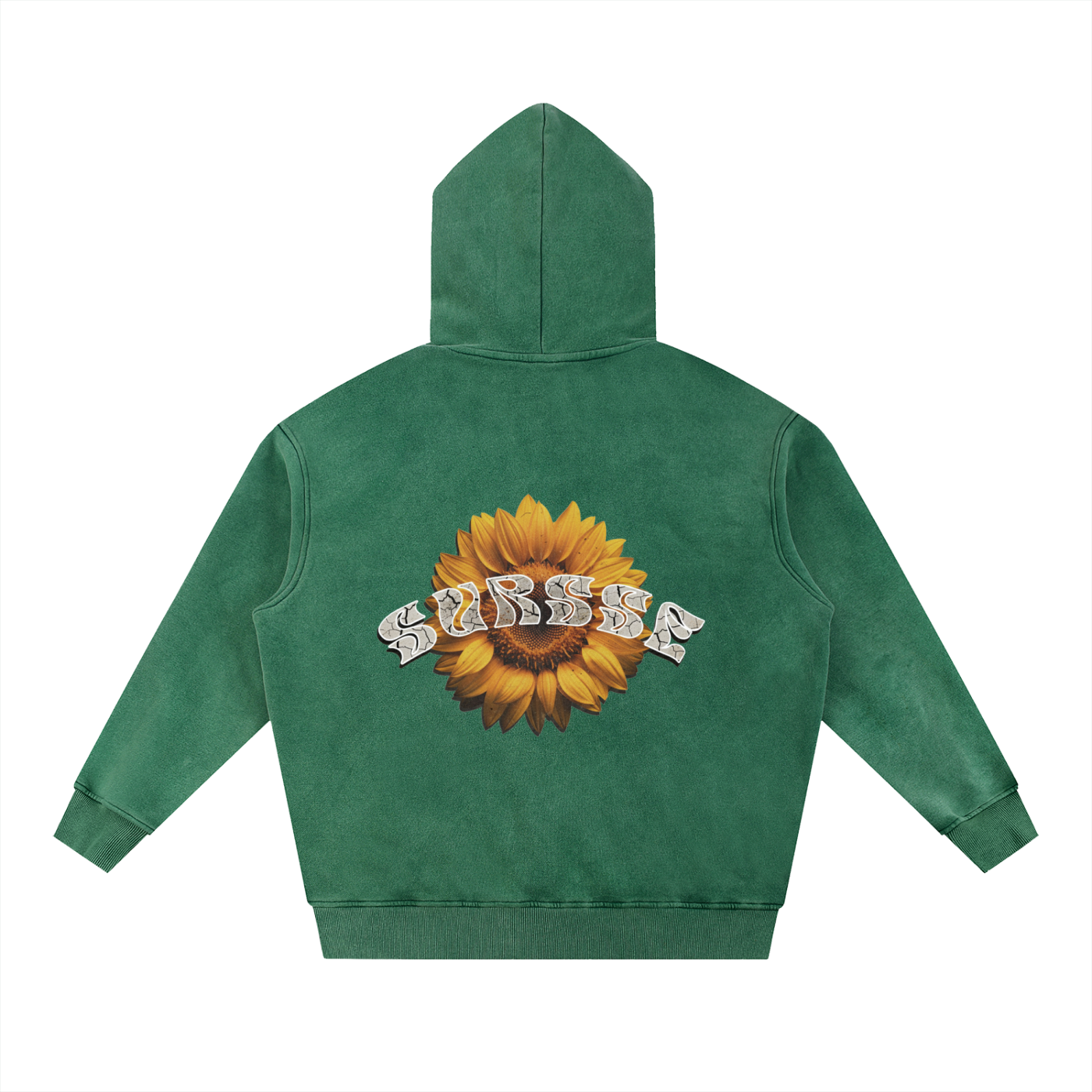 Snow Wash Fleece Oversize Hoodie