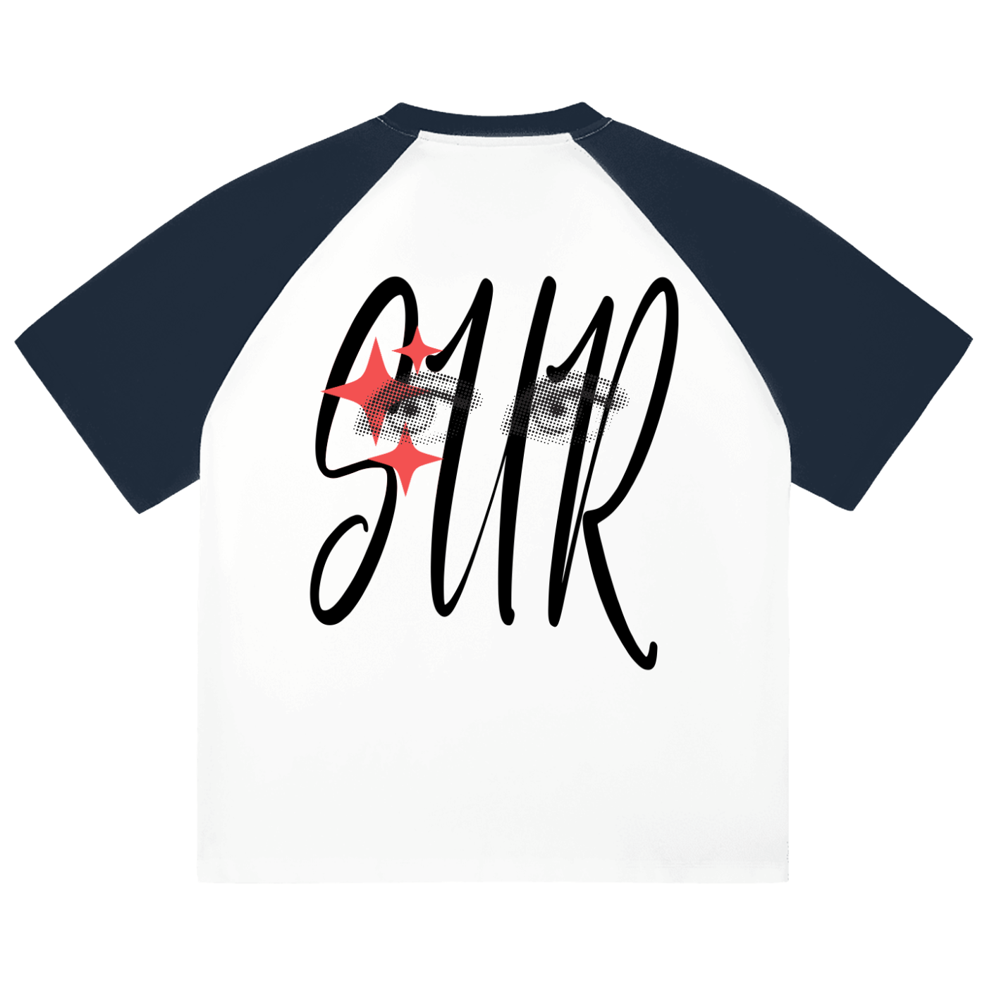 Color-Blocked Raglan Sleeve T-shirt
