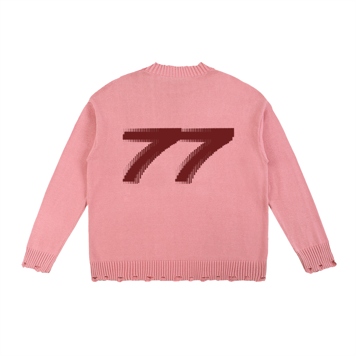 Sursse Vintage Washed Hand-Frayed Sweater