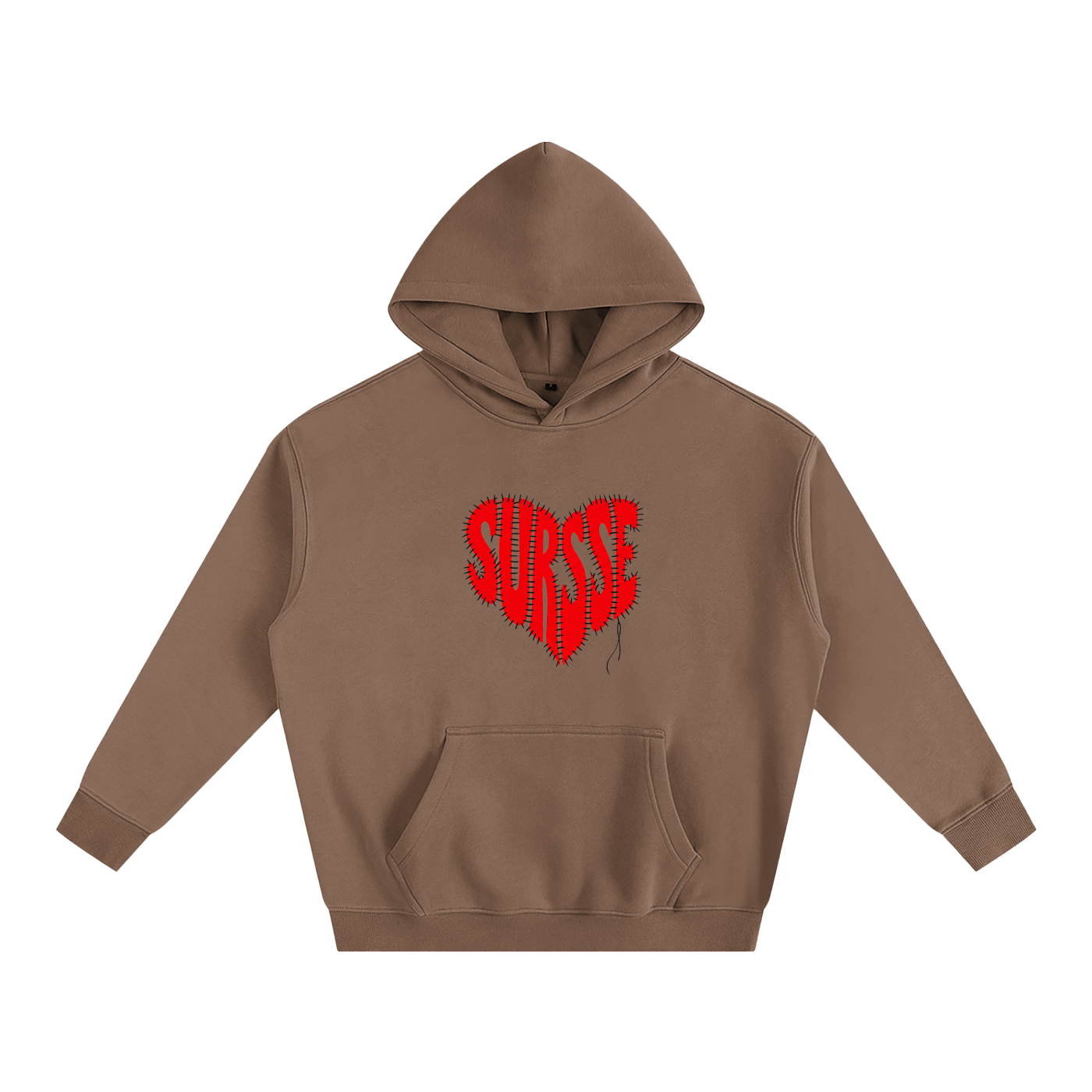 SURSSE Stitched Heart Hoodie