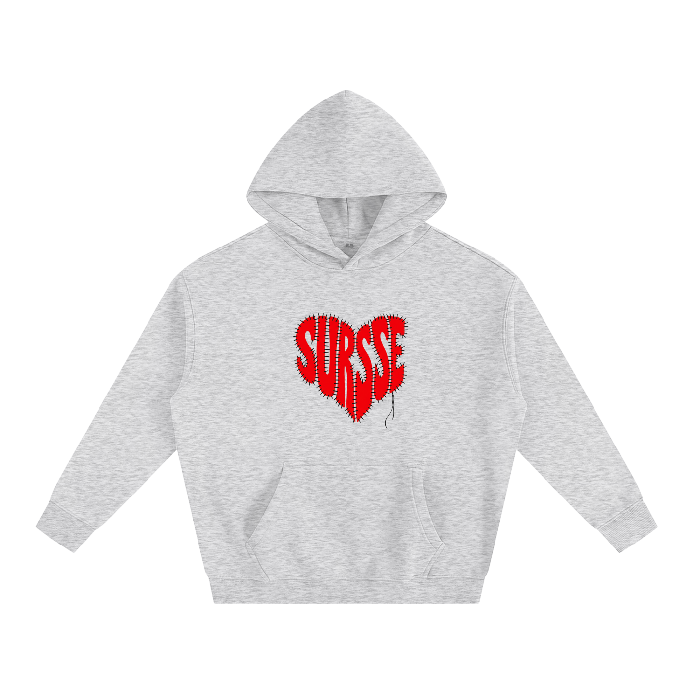 SURSSE Stitched Heart Hoodie