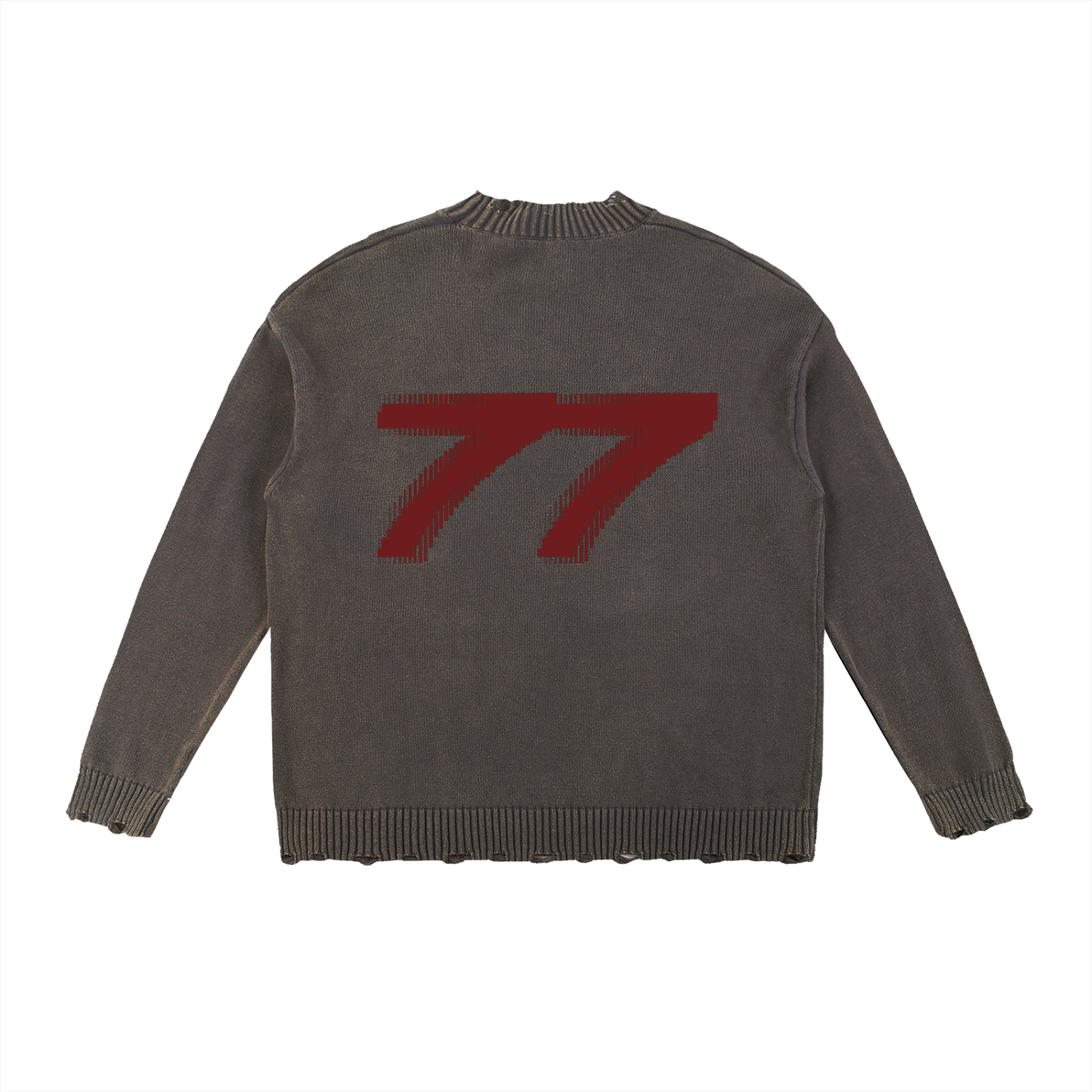 Sursse Vintage Washed Hand-Frayed Sweater