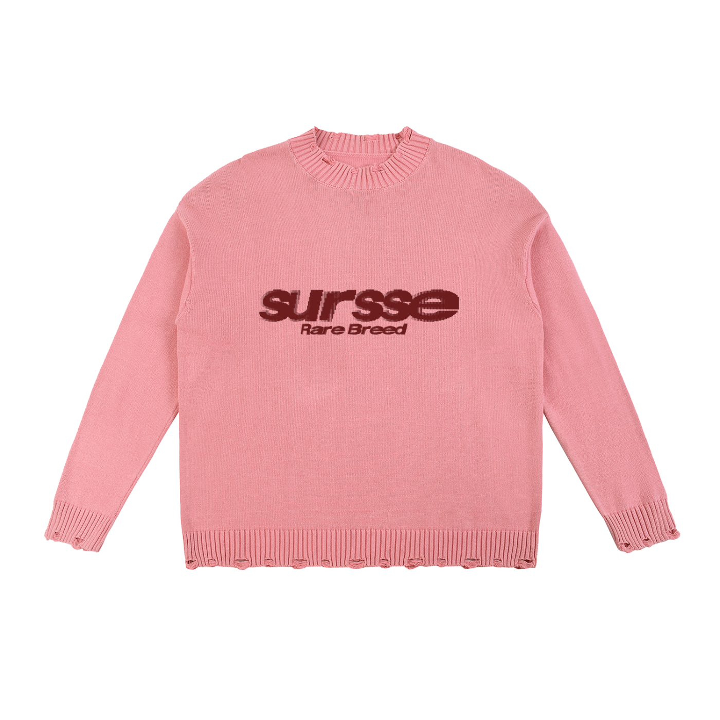 Sursse Vintage Washed Hand-Frayed Sweater
