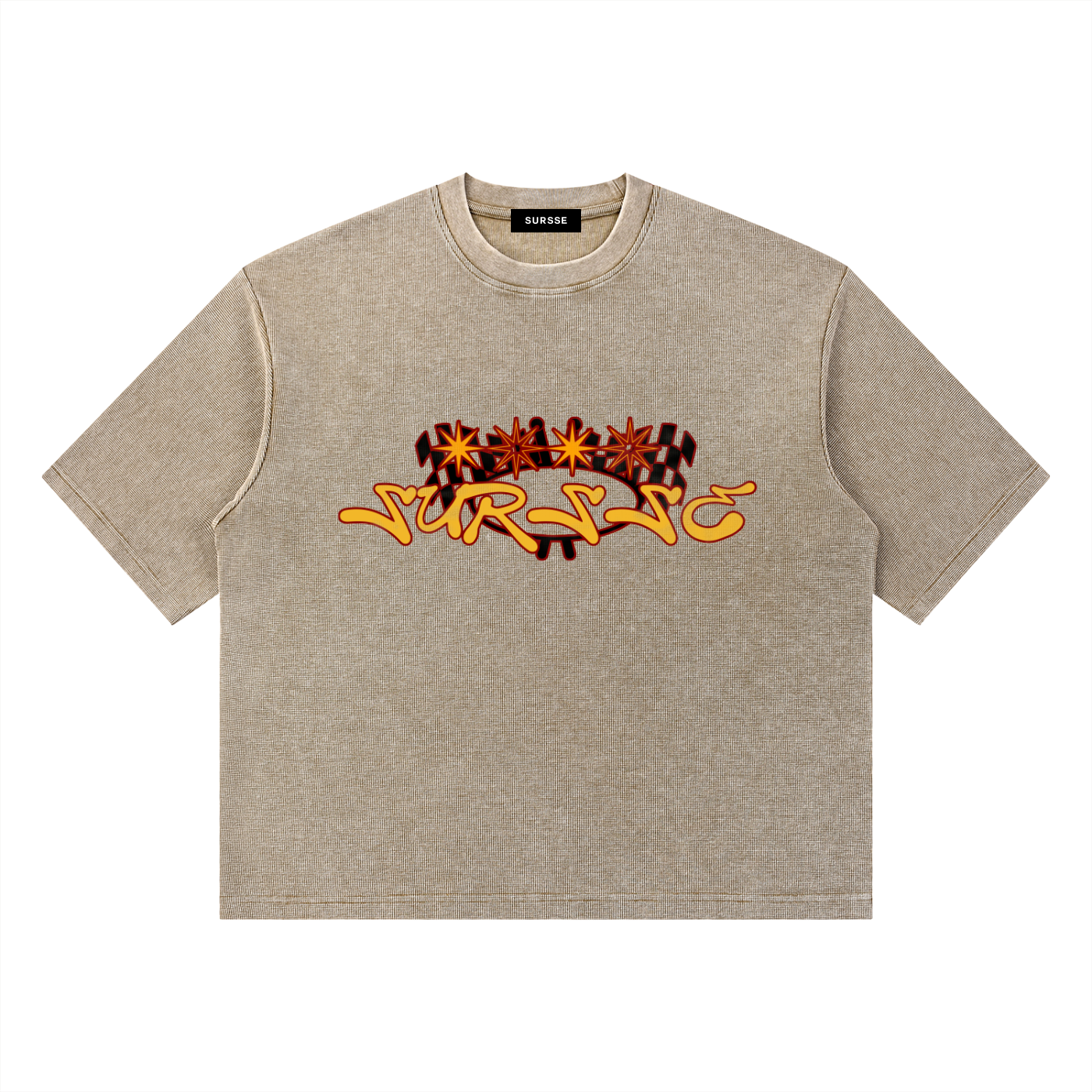 Sursse Waffle Boxy T-Shirt