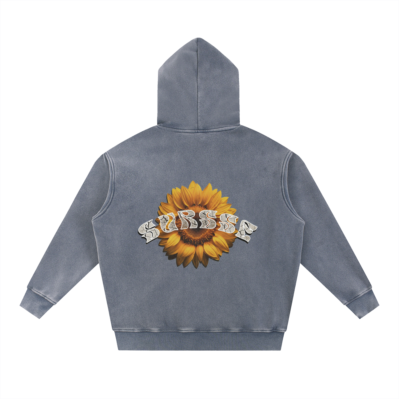 Snow Wash Fleece Oversize Hoodie
