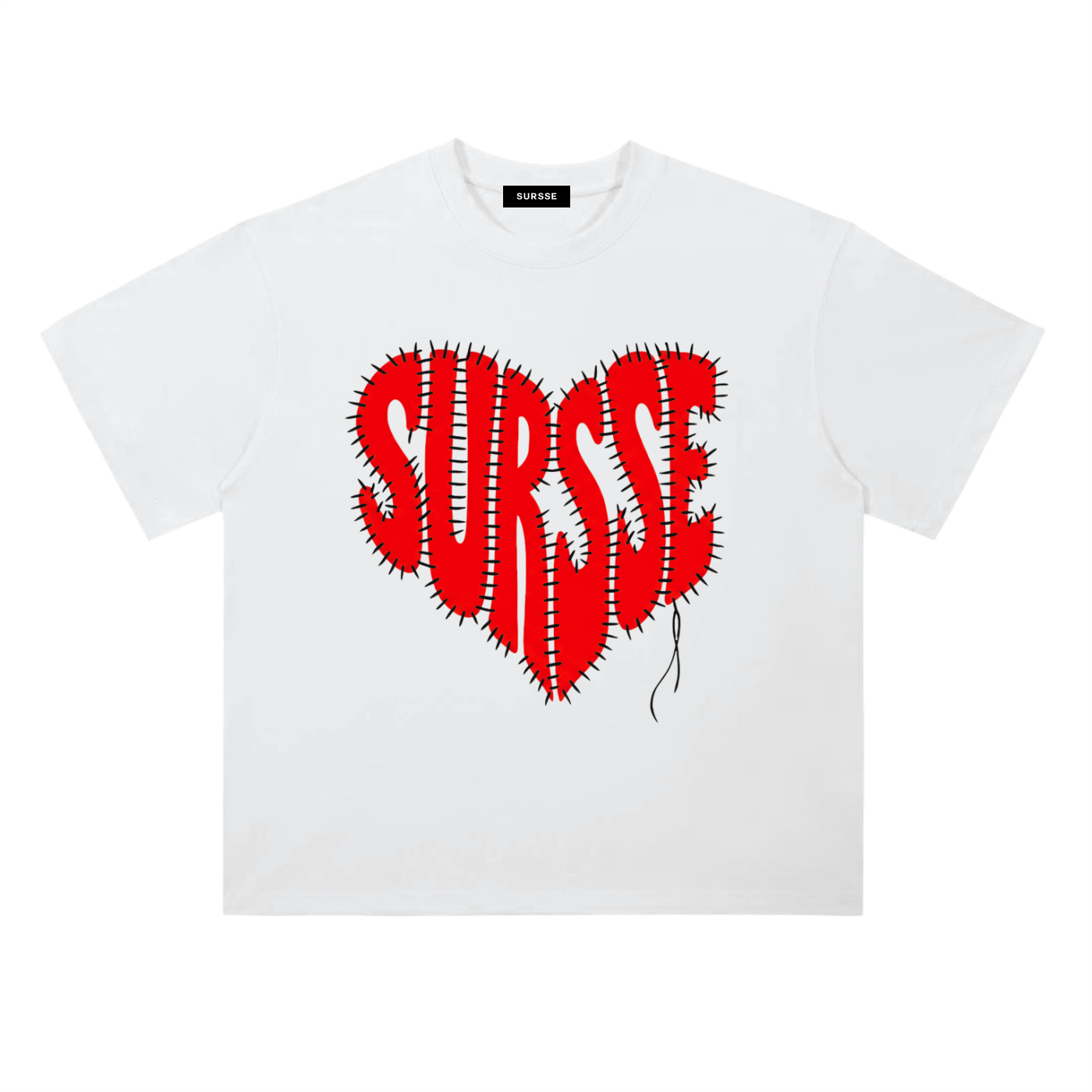 SURSSE Stitched Heart Tee
