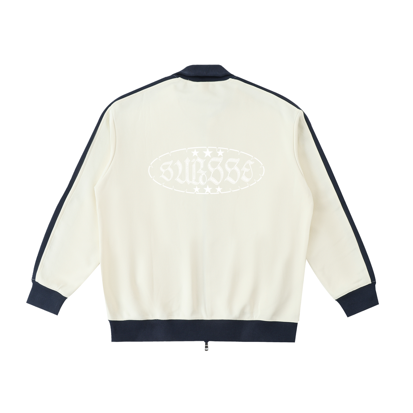 Sursse Contrast Trim Stand Collar Jacket