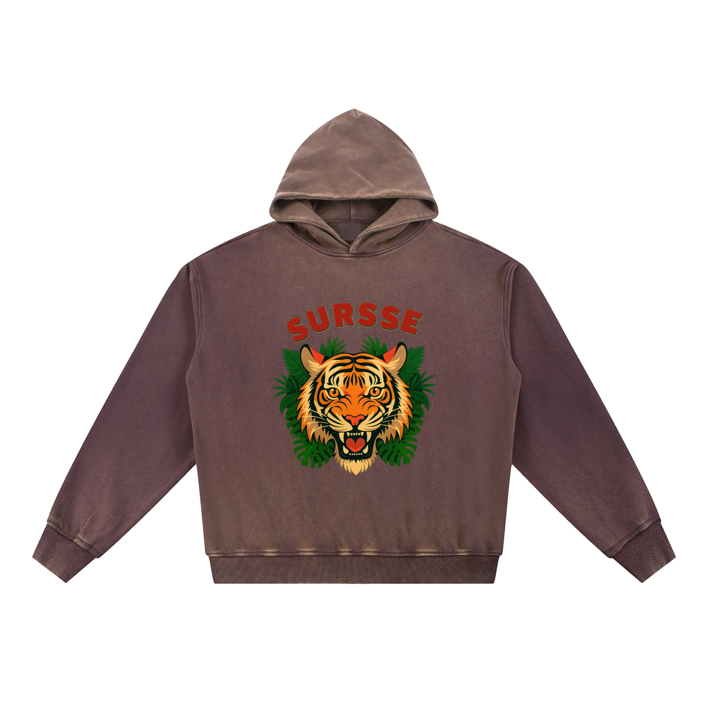 Sursse Vintage Washed Gradient Fleece Hoodie