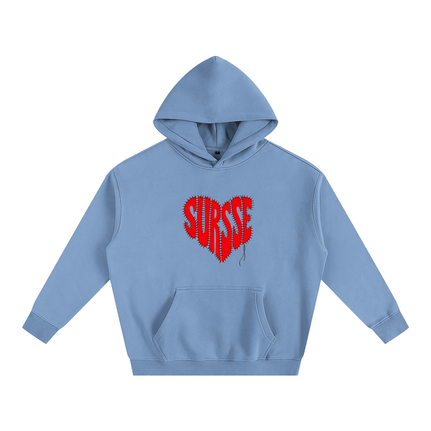 SURSSE Stitched Heart Hoodie