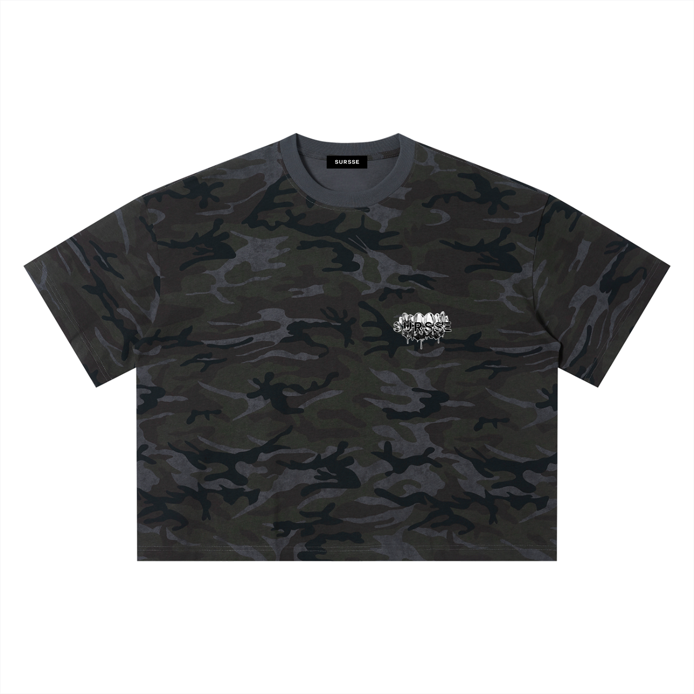 Sursse Camo Boxy Tee