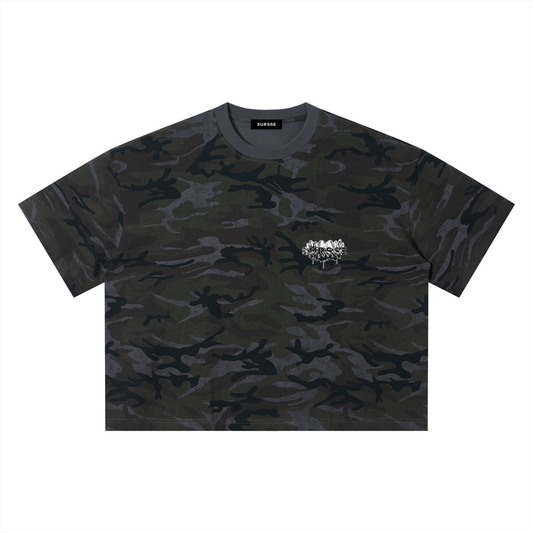 Sursse Camo Boxy Tee