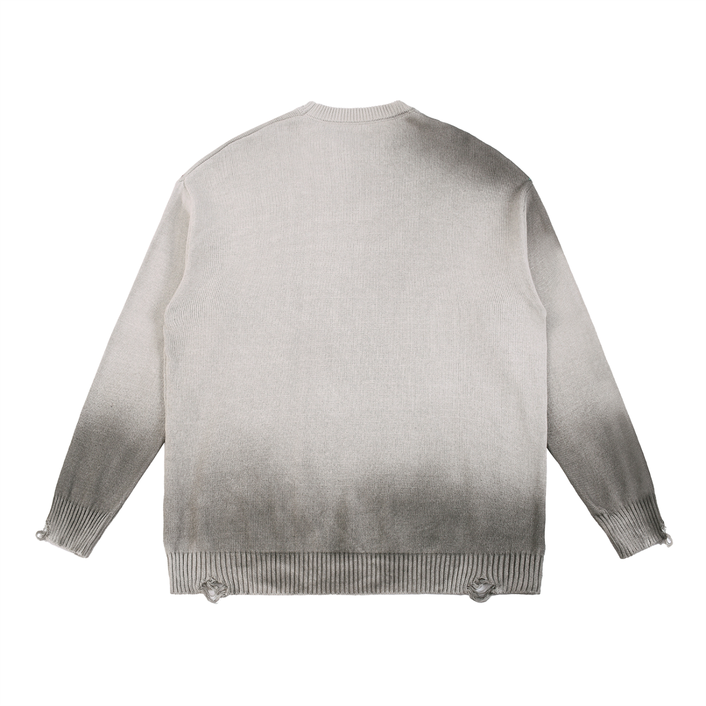 Sursse Sun Fade Distressed Ripped Crewneck sweater