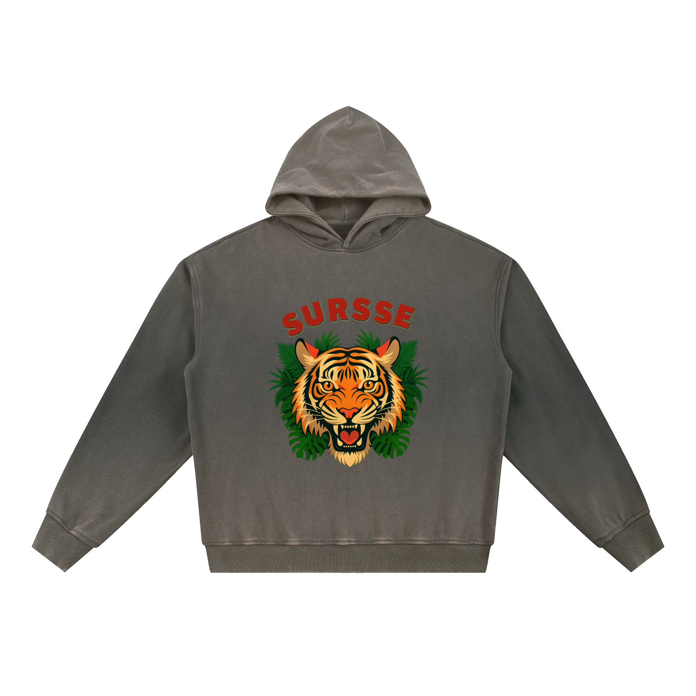 Sursse Vintage Washed Gradient Fleece Hoodie