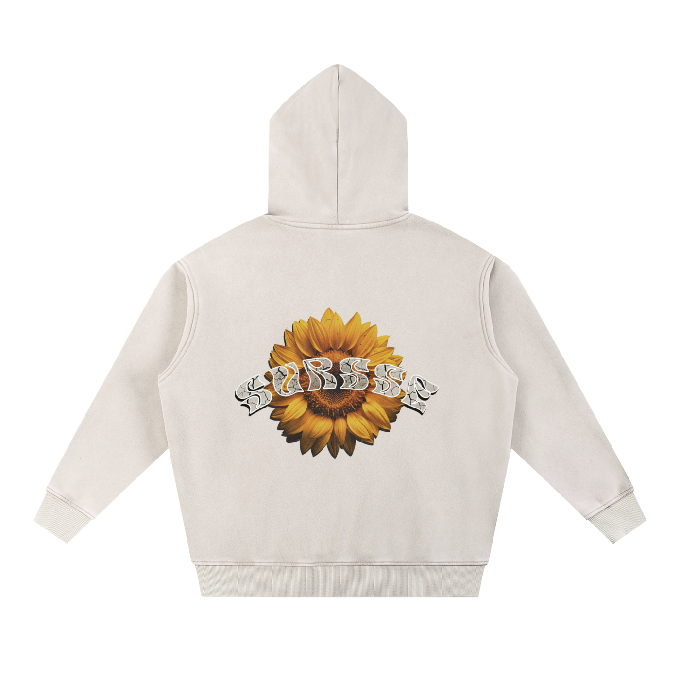 Snow Wash Fleece Oversize Hoodie