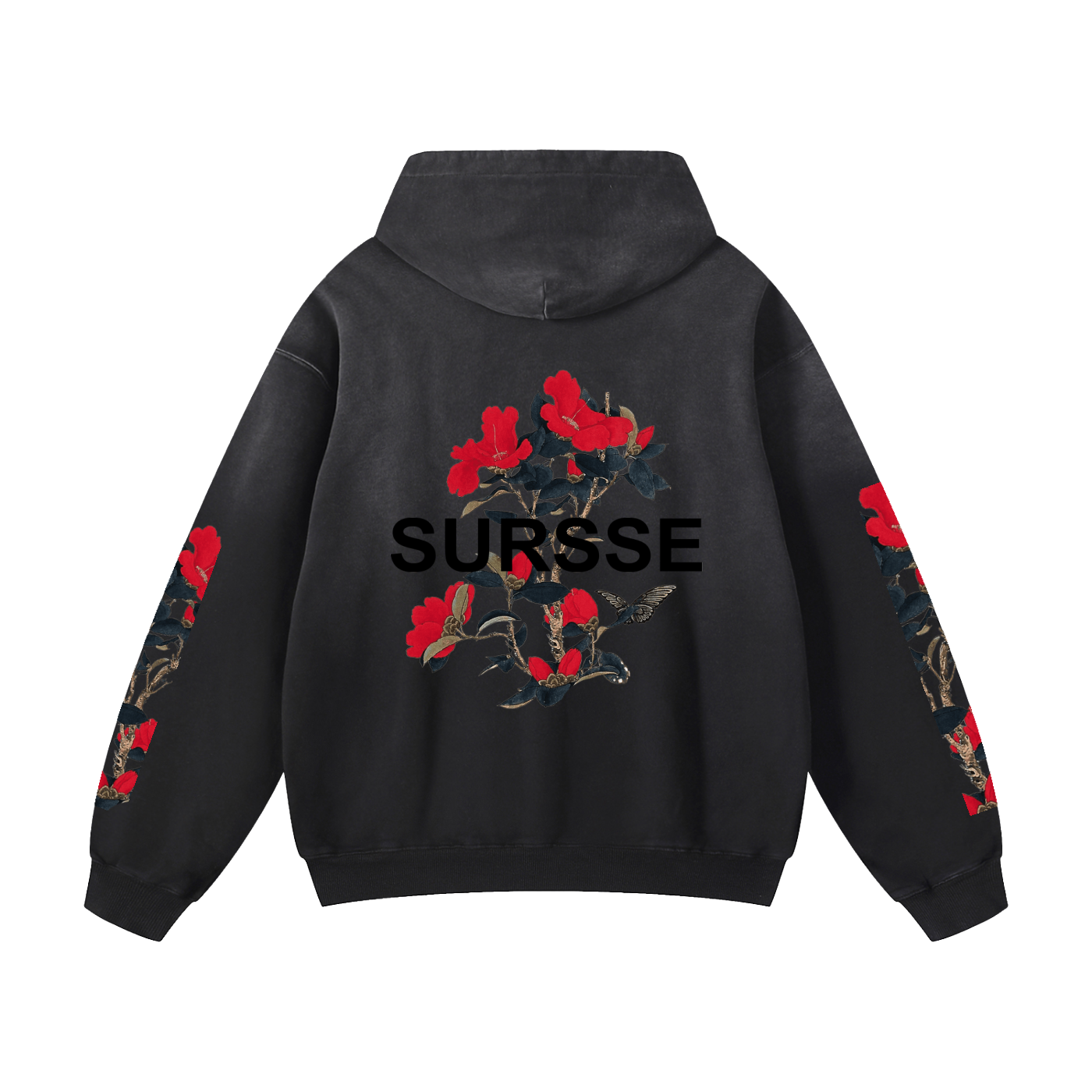 Sursse Floral Oversized Hoodie