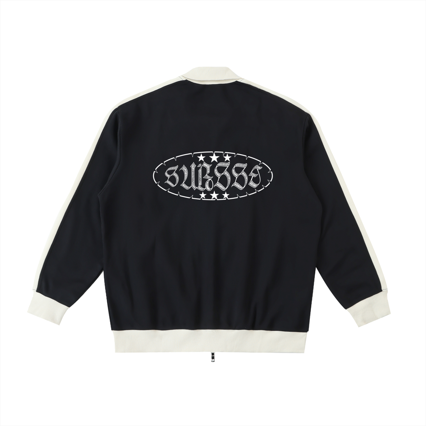 Sursse Contrast Trim Stand Collar Jacket
