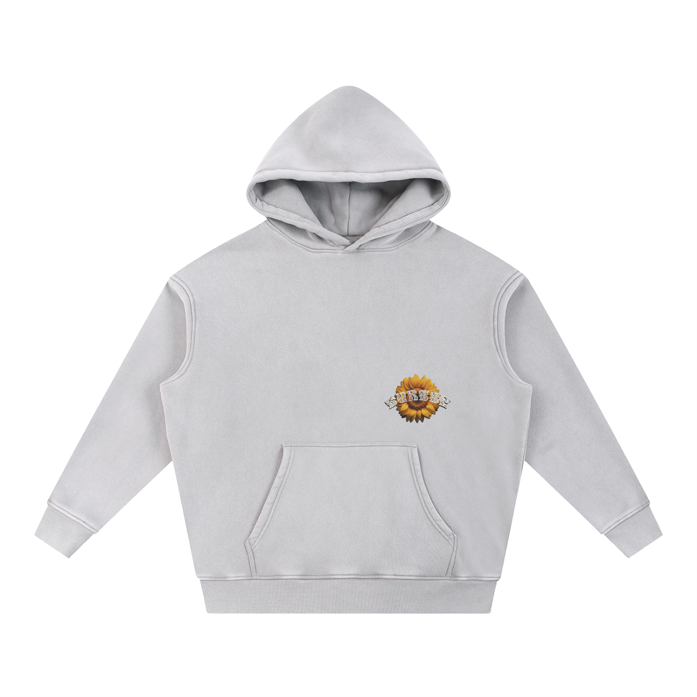 Snow Wash Fleece Oversize Hoodie