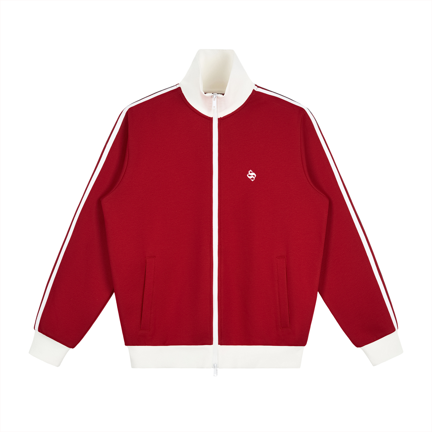 Sursee Contrast Side Stripe Fleece Track Jacket