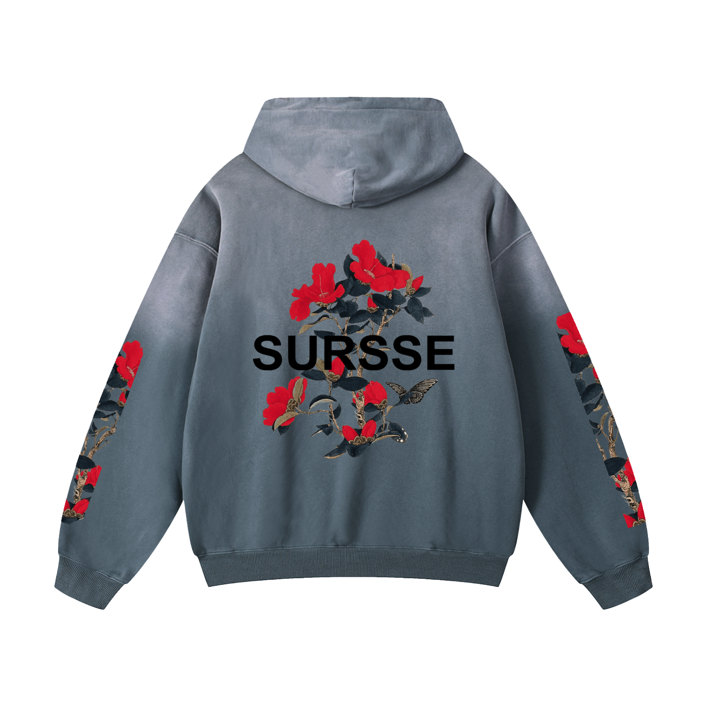 Sursse Floral Oversized Hoodie