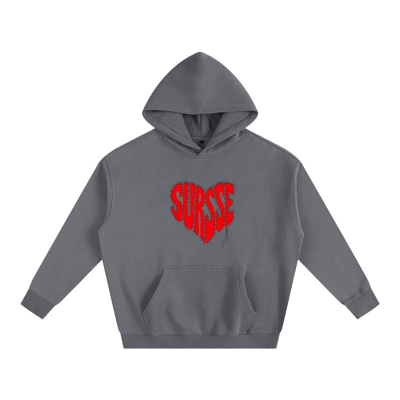 SURSSE Stitched Heart Hoodie