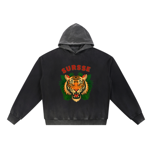 Sursse Vintage Washed Gradient Fleece Hoodie