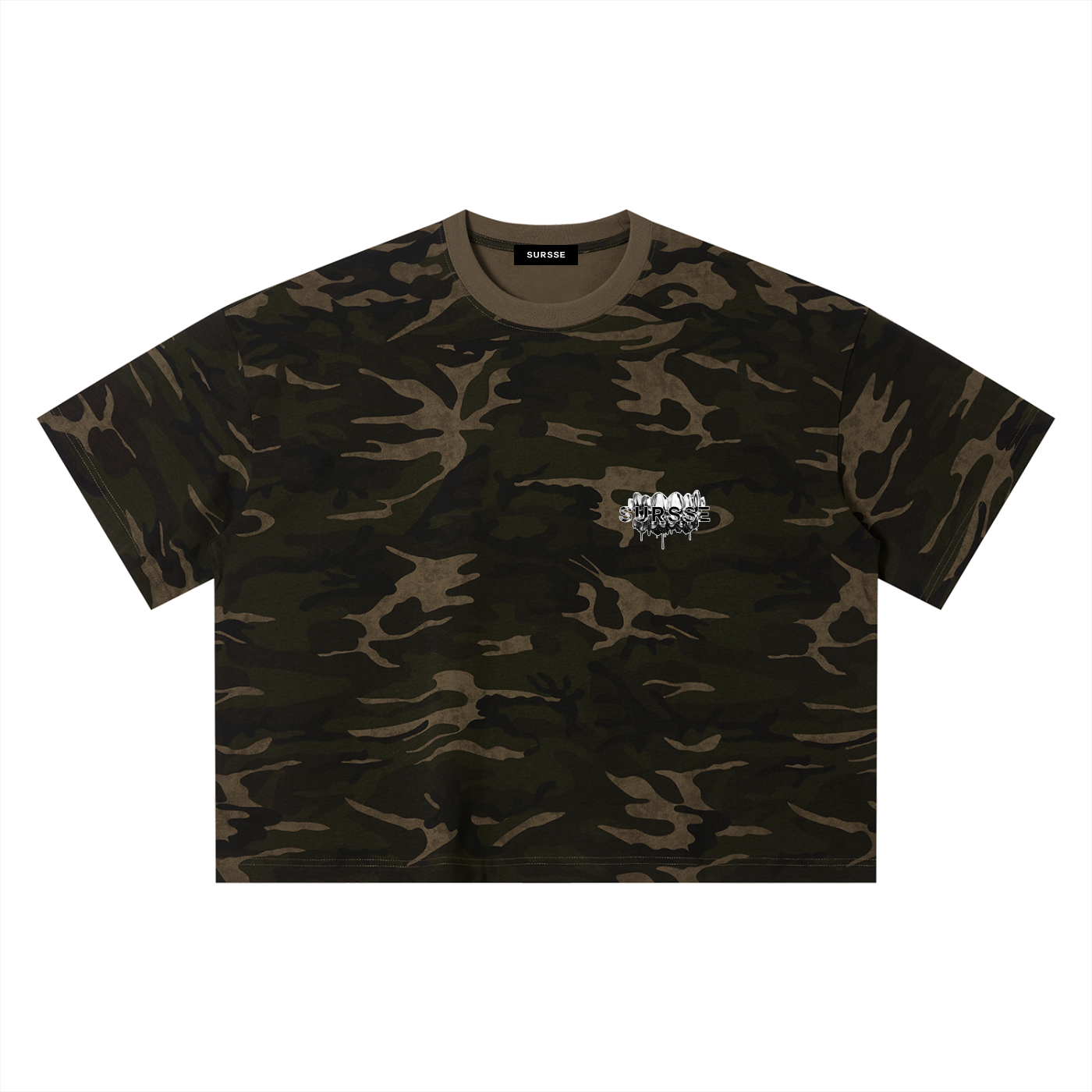 Sursse Camo Boxy Tee
