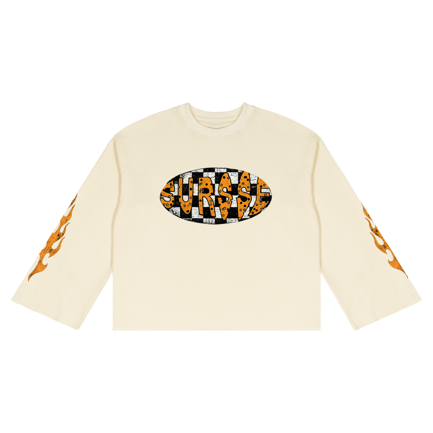 Sursse Checka Waffle Raw T-Shirt