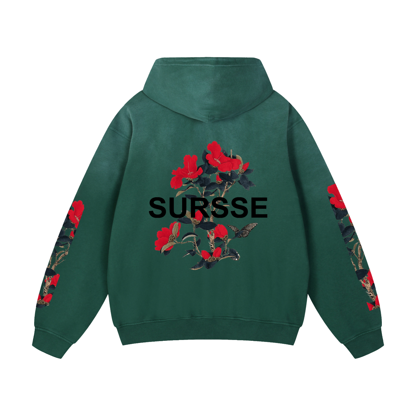 Sursse Floral Oversized Hoodie