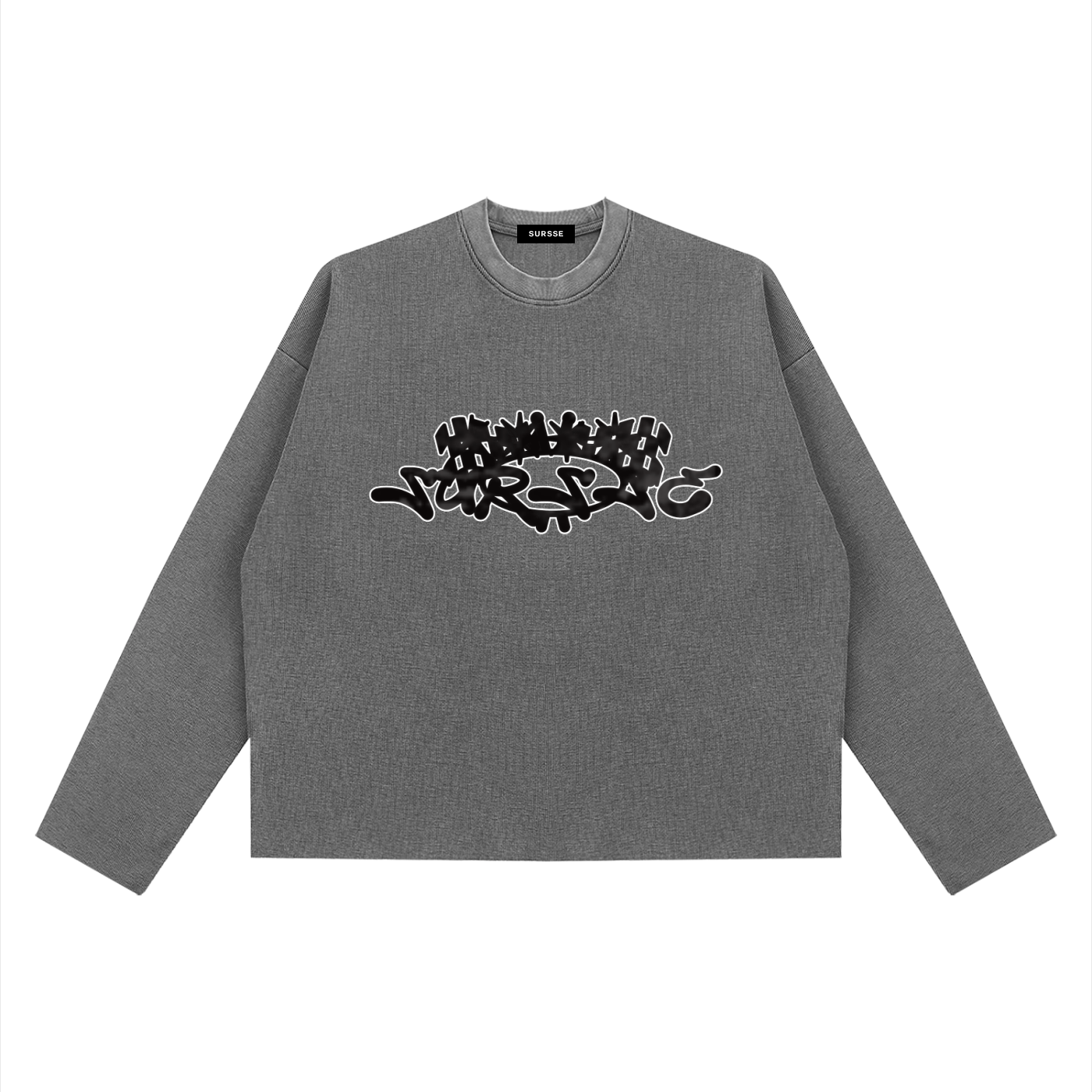 Sursse Boxy Waffle Raw Edge Tee