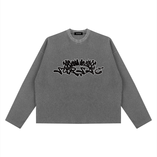 Sursse Boxy Waffle Raw Edge Tee