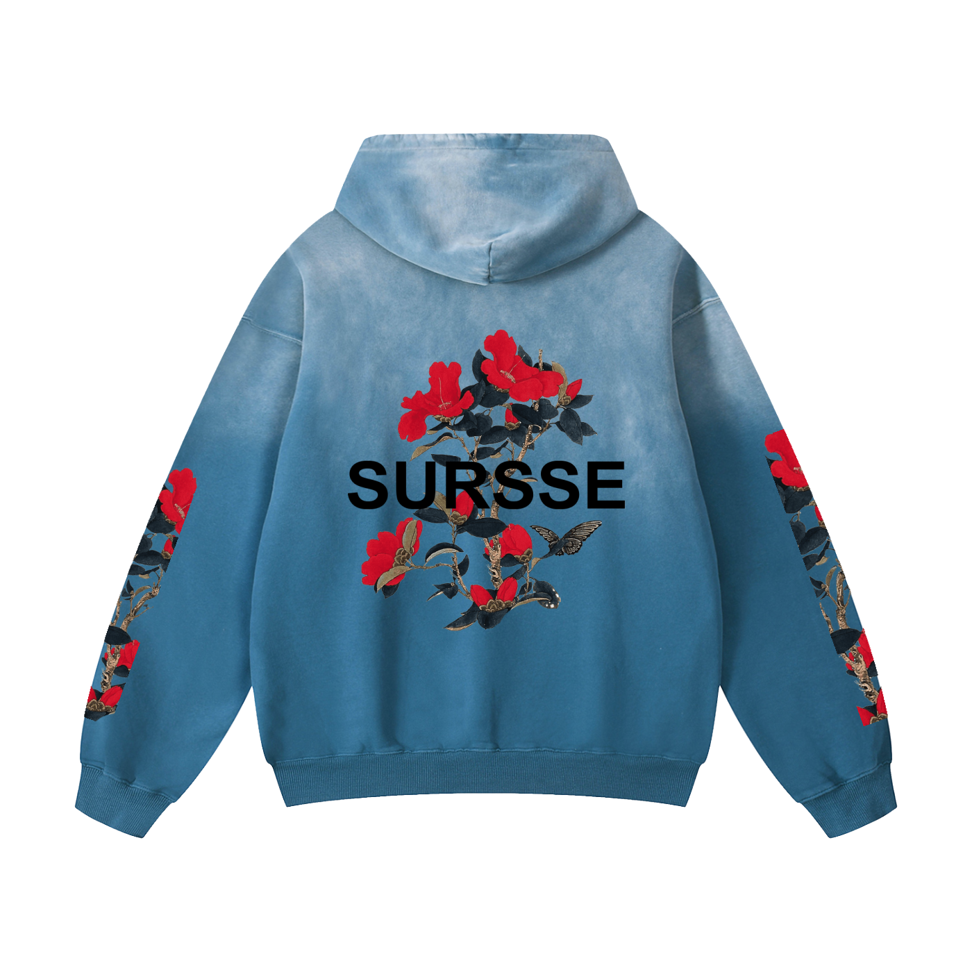 Sursse Floral Oversized Hoodie