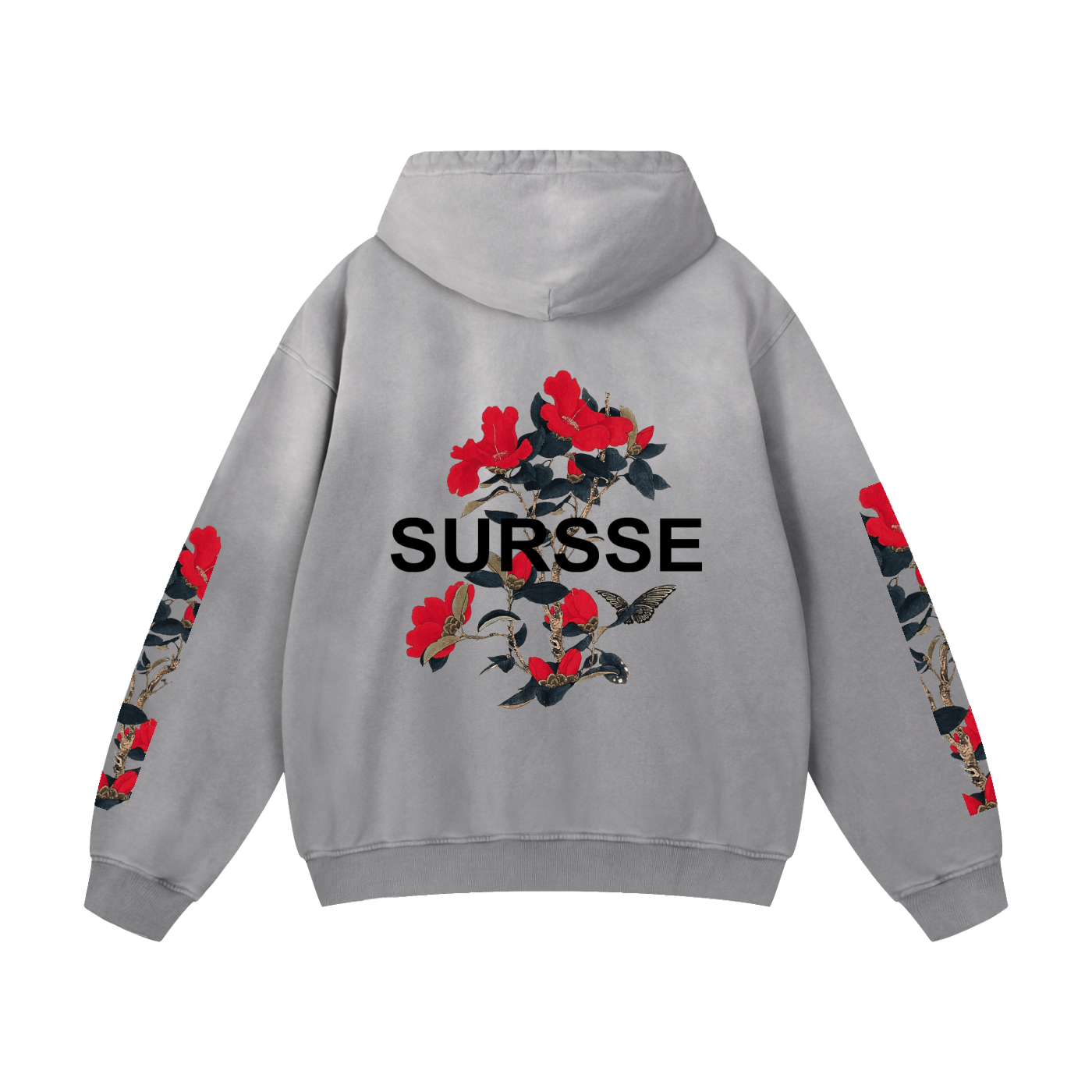 Sursse Floral Oversized Hoodie