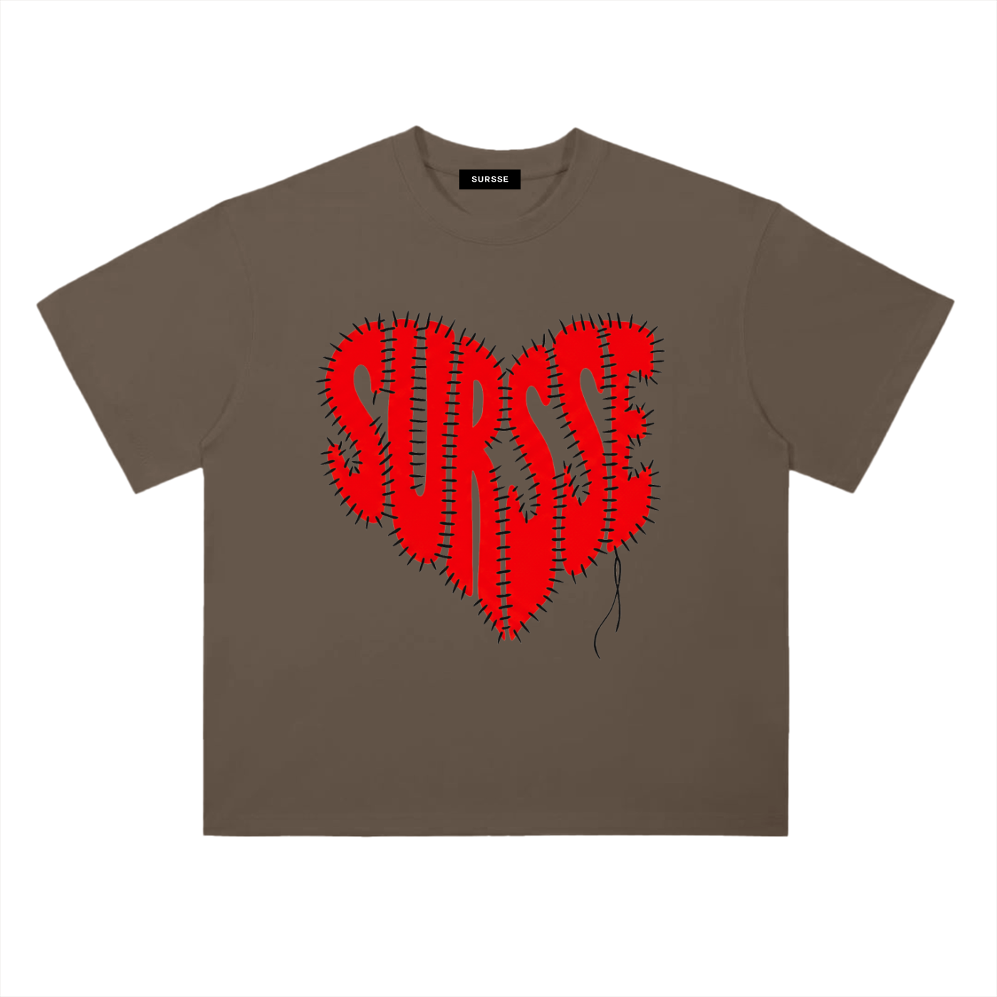 SURSSE Stitched Heart Tee
