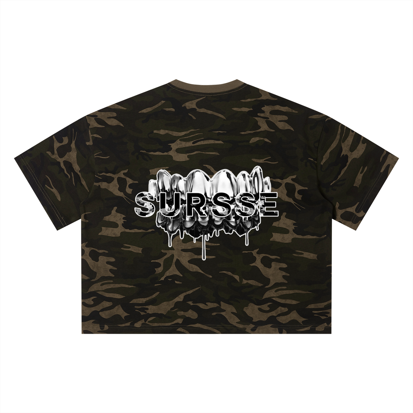 Sursse Camo Boxy Tee