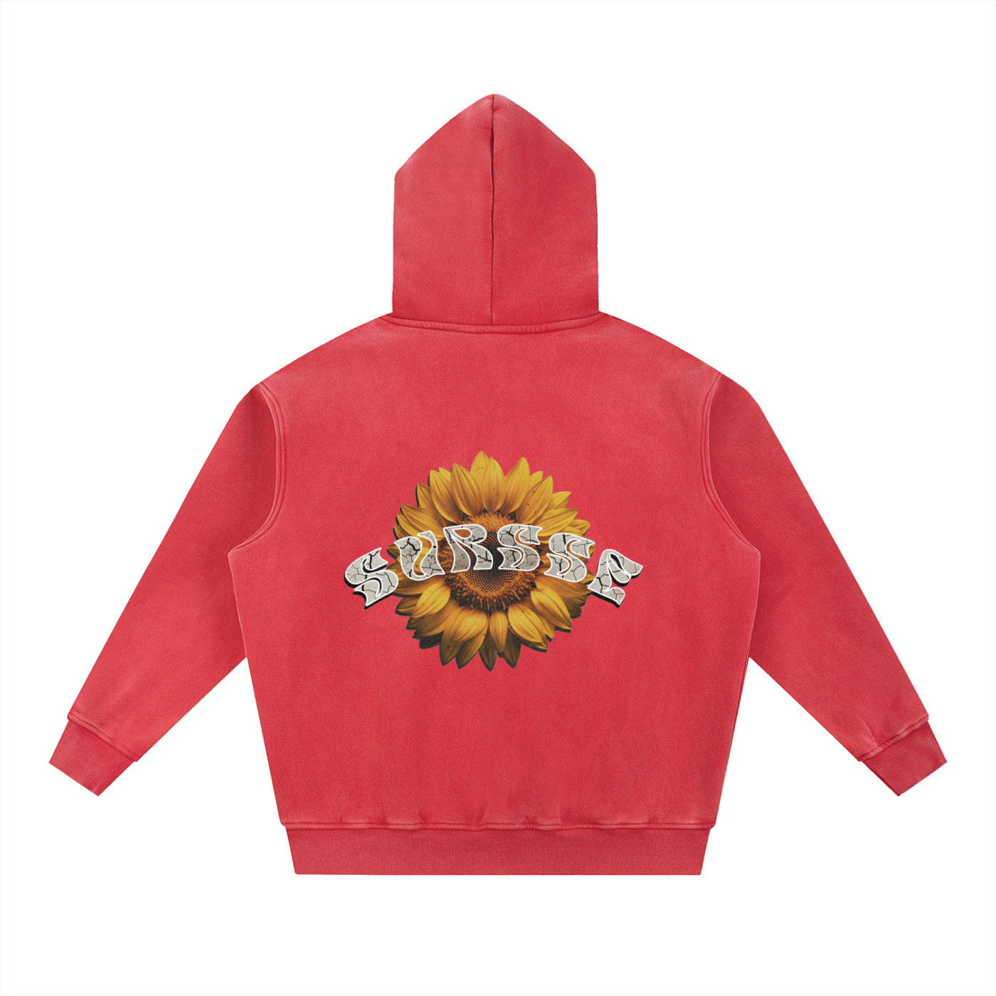 Snow Wash Fleece Oversize Hoodie