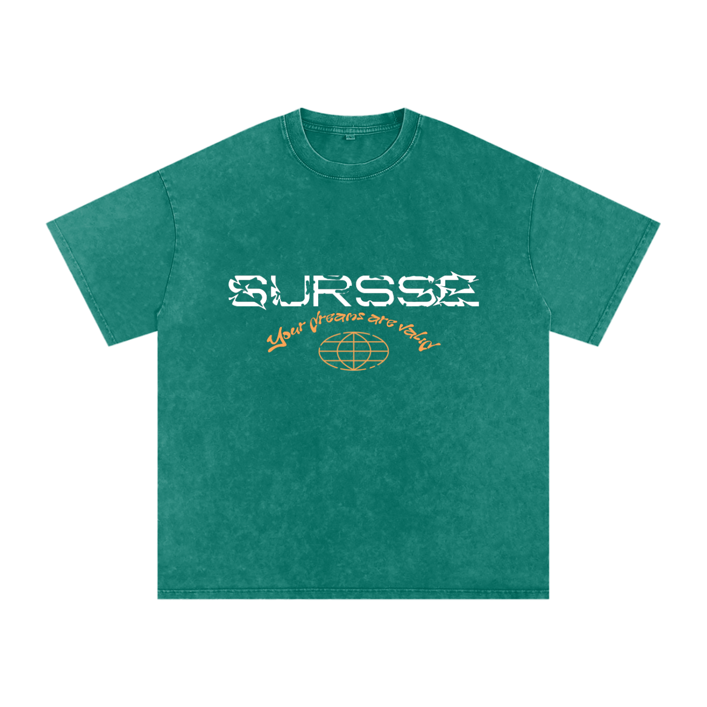 Sursse Snow Washed Oversized Cotton T-Shirt