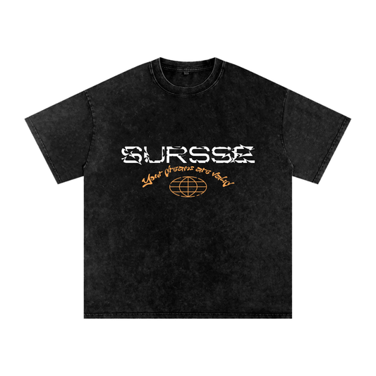 Sursse Snow Washed Oversized Cotton T-Shirt