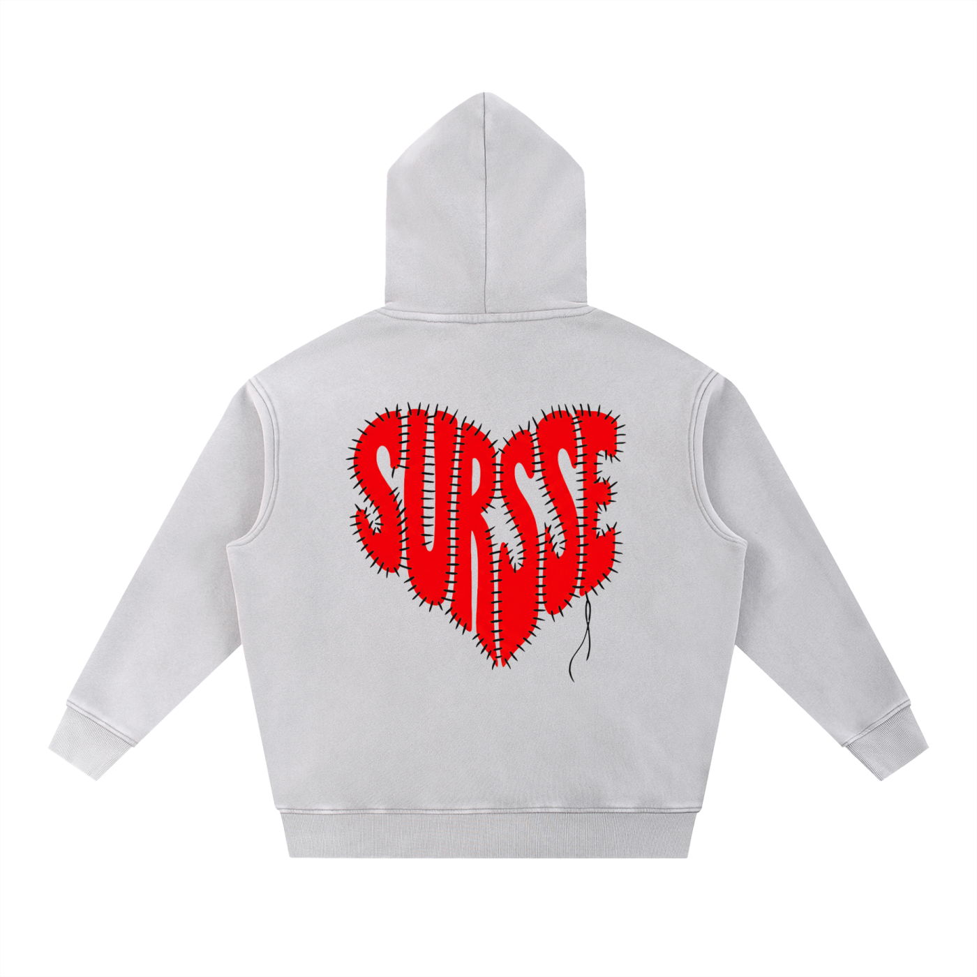 Snow Wash Fleece Oversize Hoodie