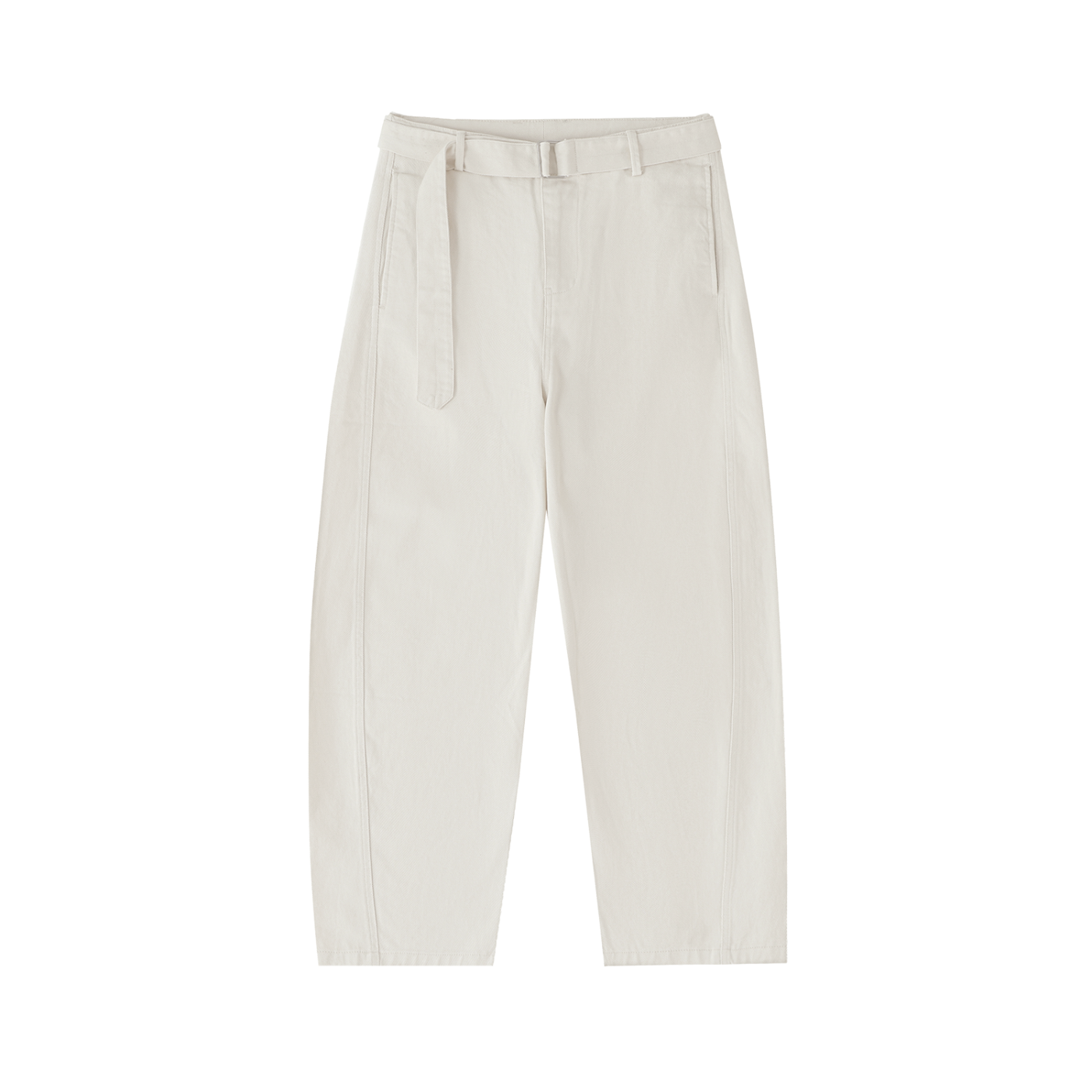 Sursse Belted Barrel-leg Chino Pants