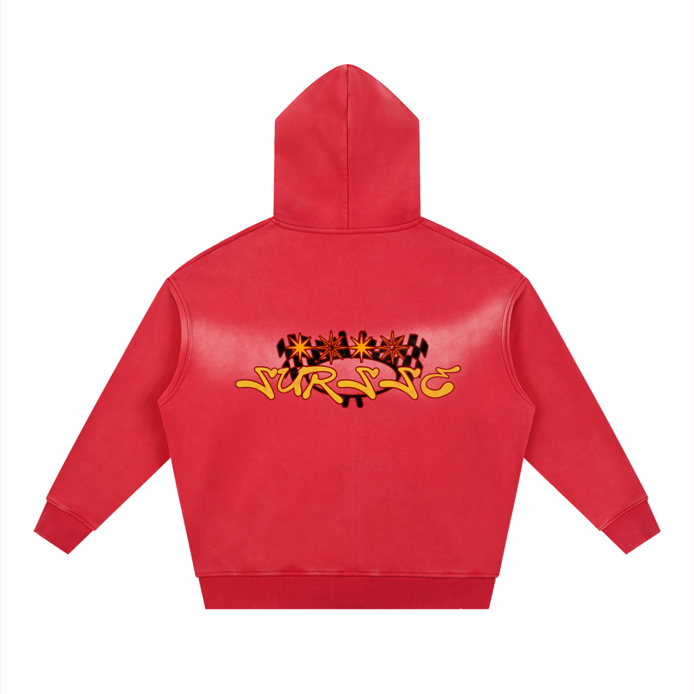Sursse Zipper Boxy Fleece Hoodie
