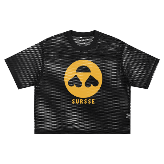 See-through Boxy Net T-shirt