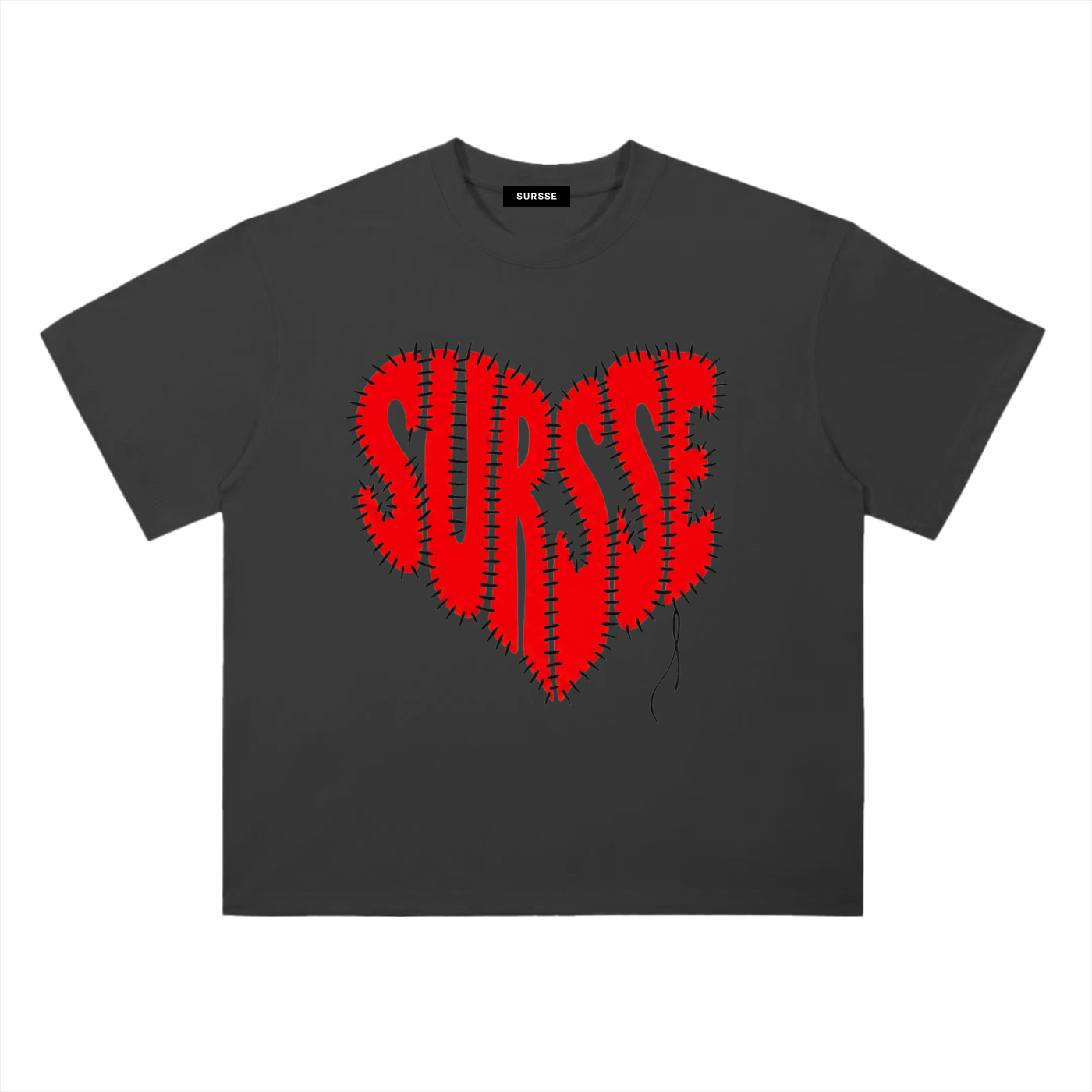 SURSSE Stitched Heart Tee