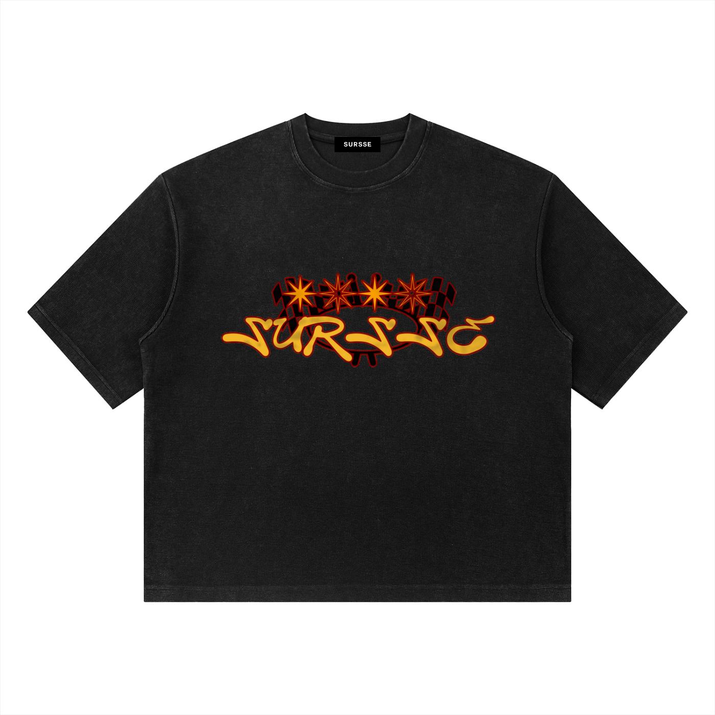 Sursse Waffle Boxy T-Shirt