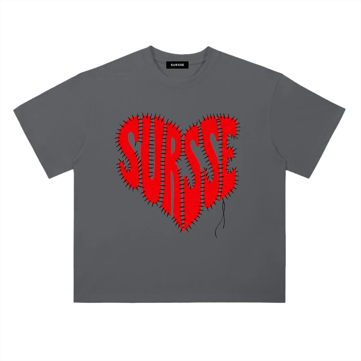 SURSSE Stitched Heart Tee