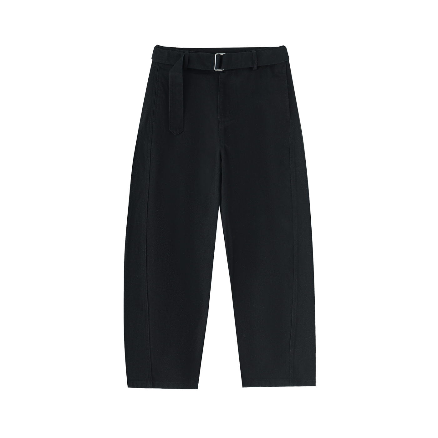 Sursse Belted Barrel-leg Chino Pants