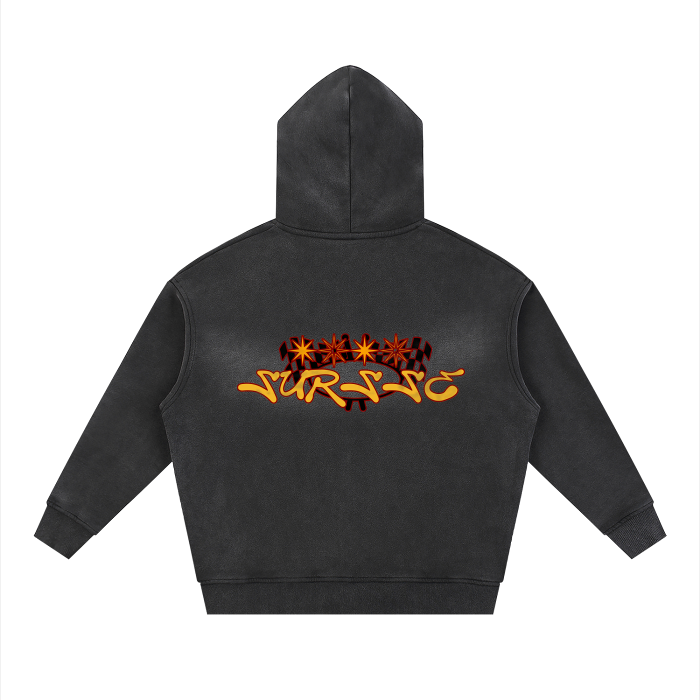 Sursse Zipper Boxy Fleece Hoodie