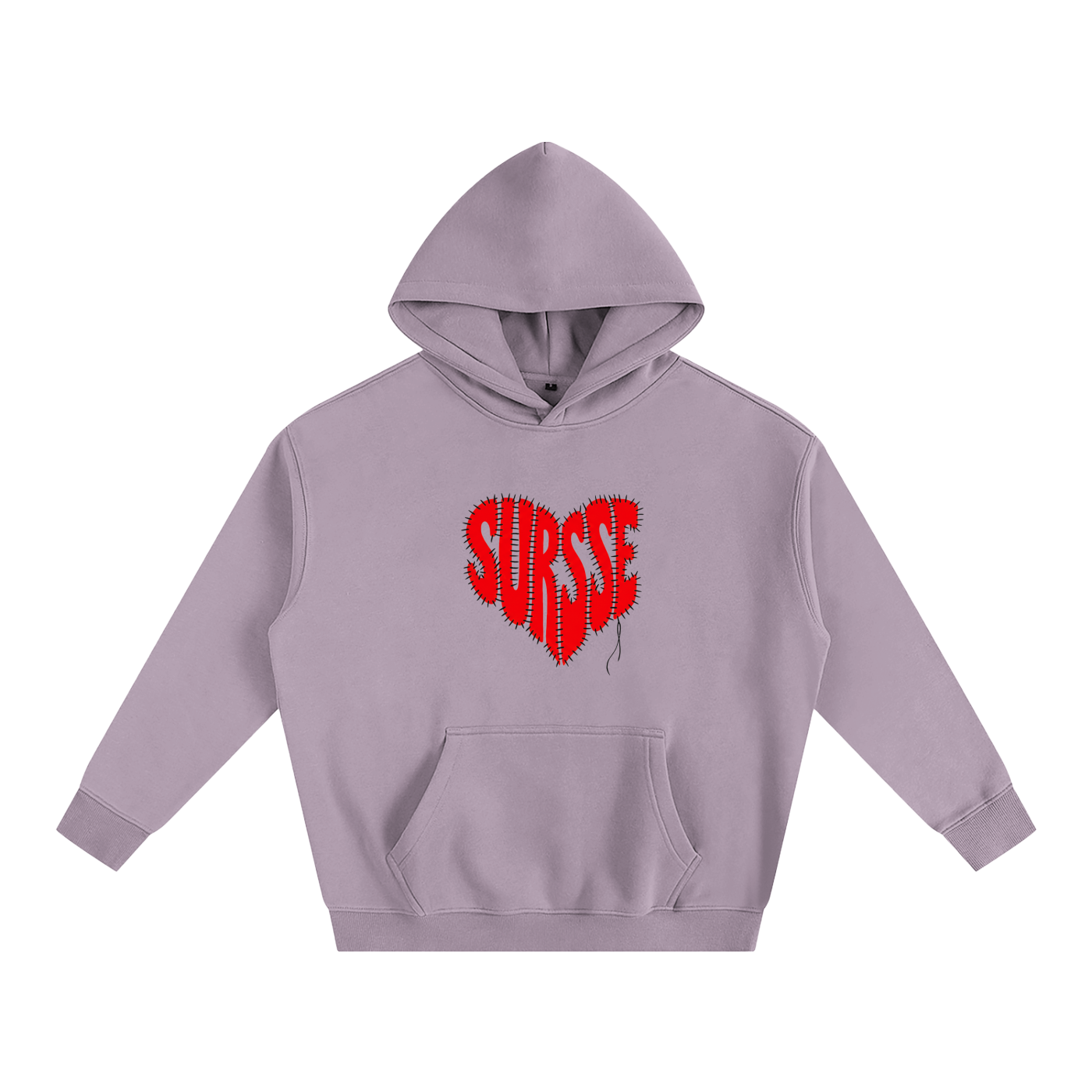 SURSSE Stitched Heart Hoodie