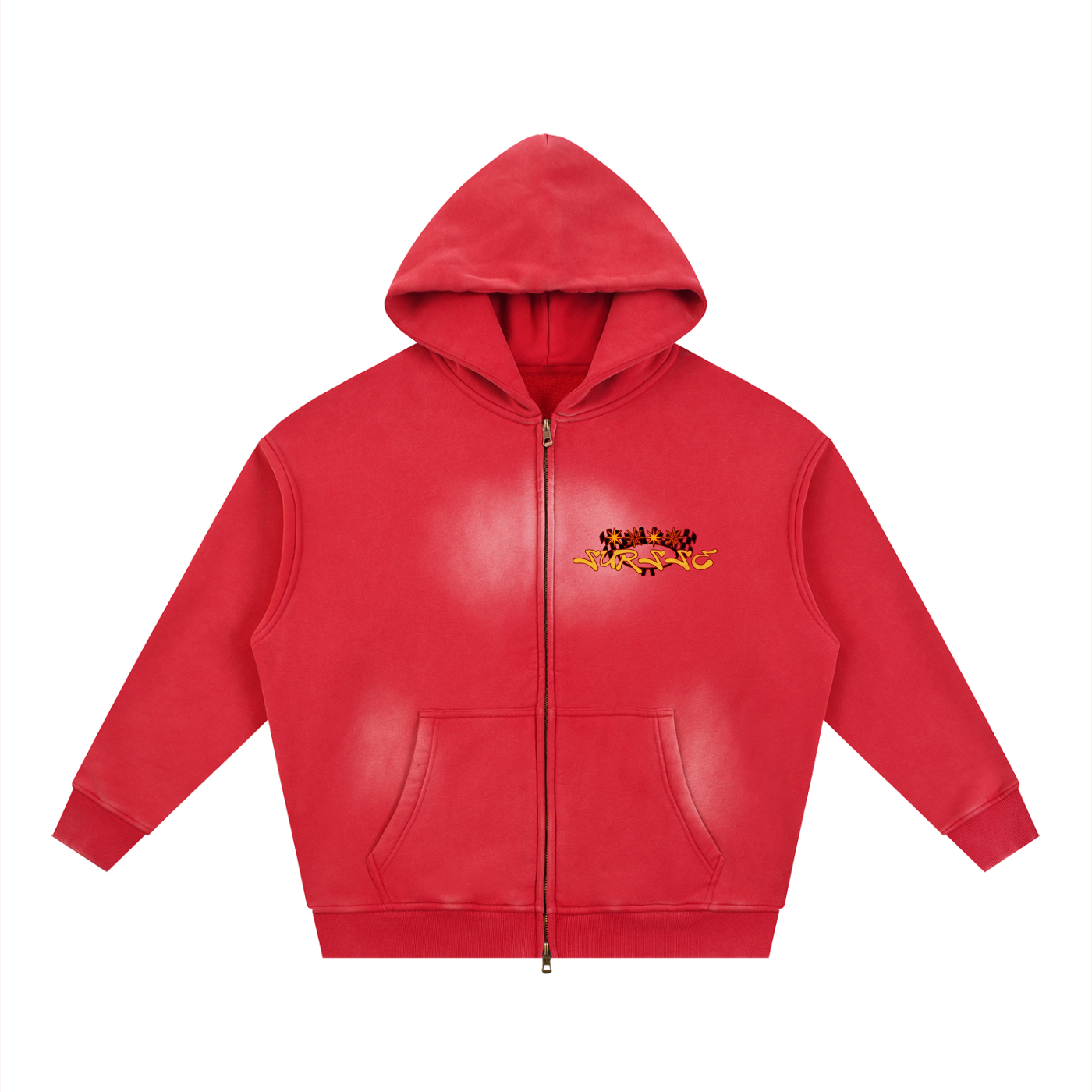 Sursse Zipper Boxy Fleece Hoodie
