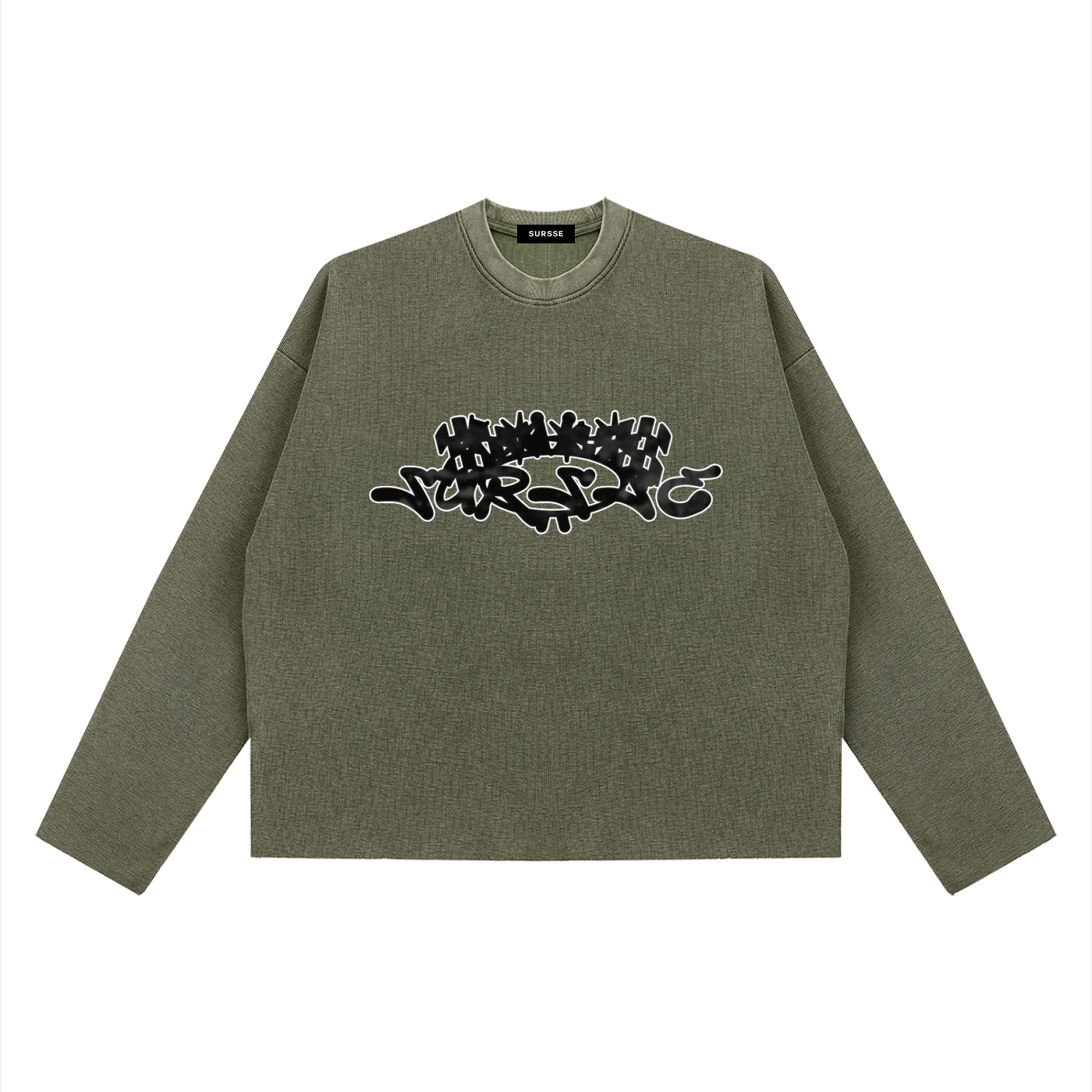 Sursse Boxy Waffle Raw Edge Tee