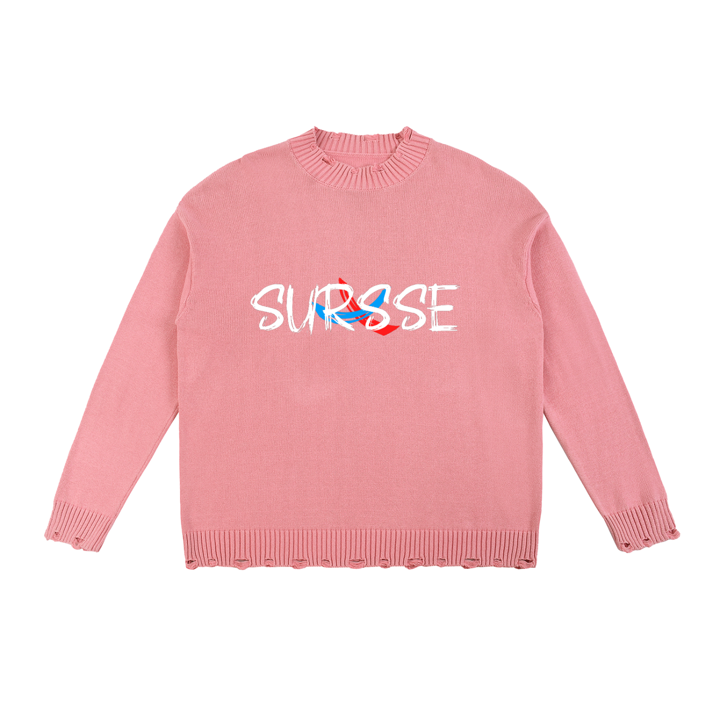 Sursse Vintage Washed Hand-Frayed Sweater